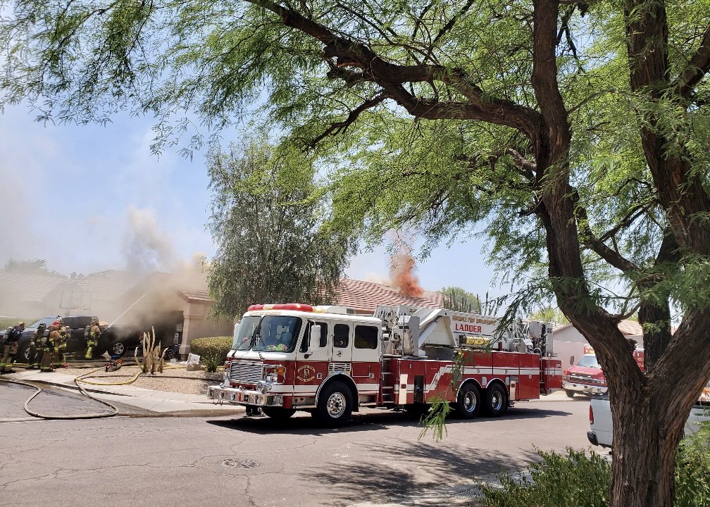 1st Alarm House Fire- 4807 E. Swilling Rd.