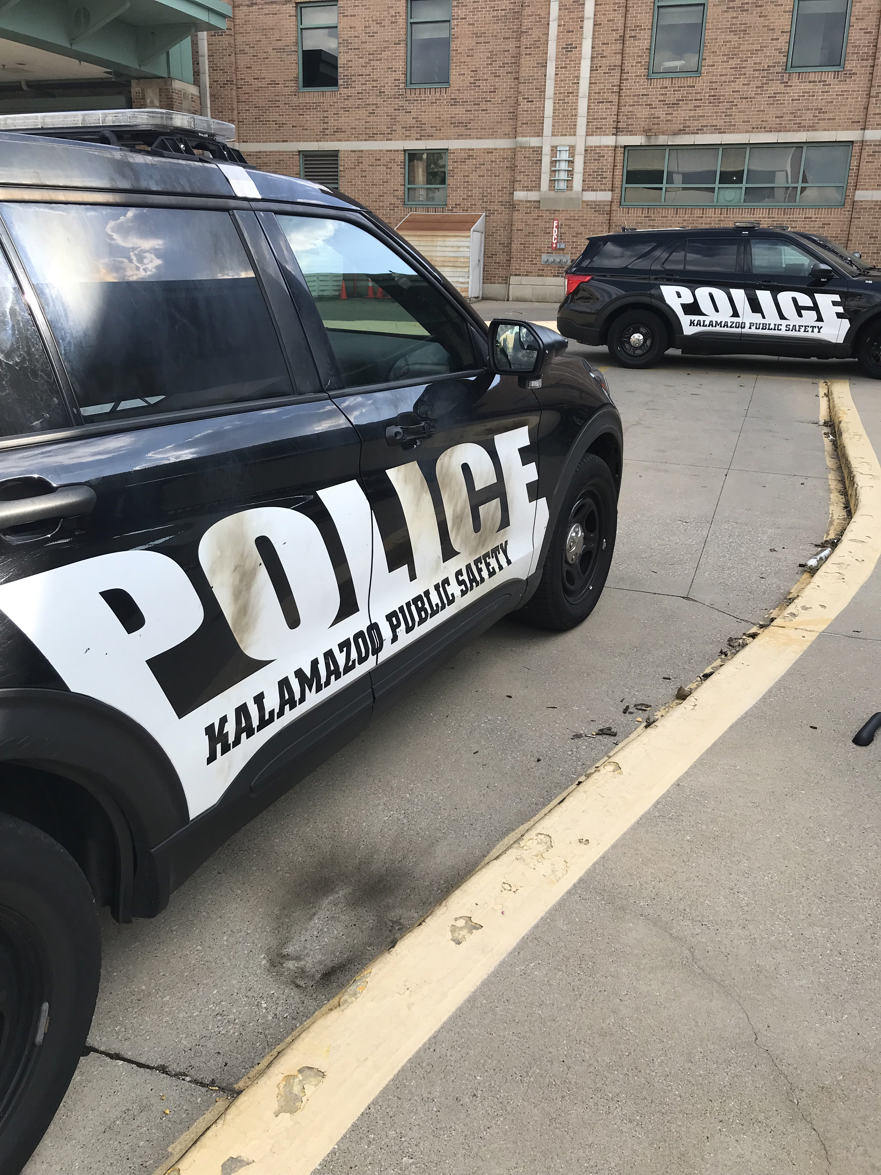 KDPS Patrol Car Damage