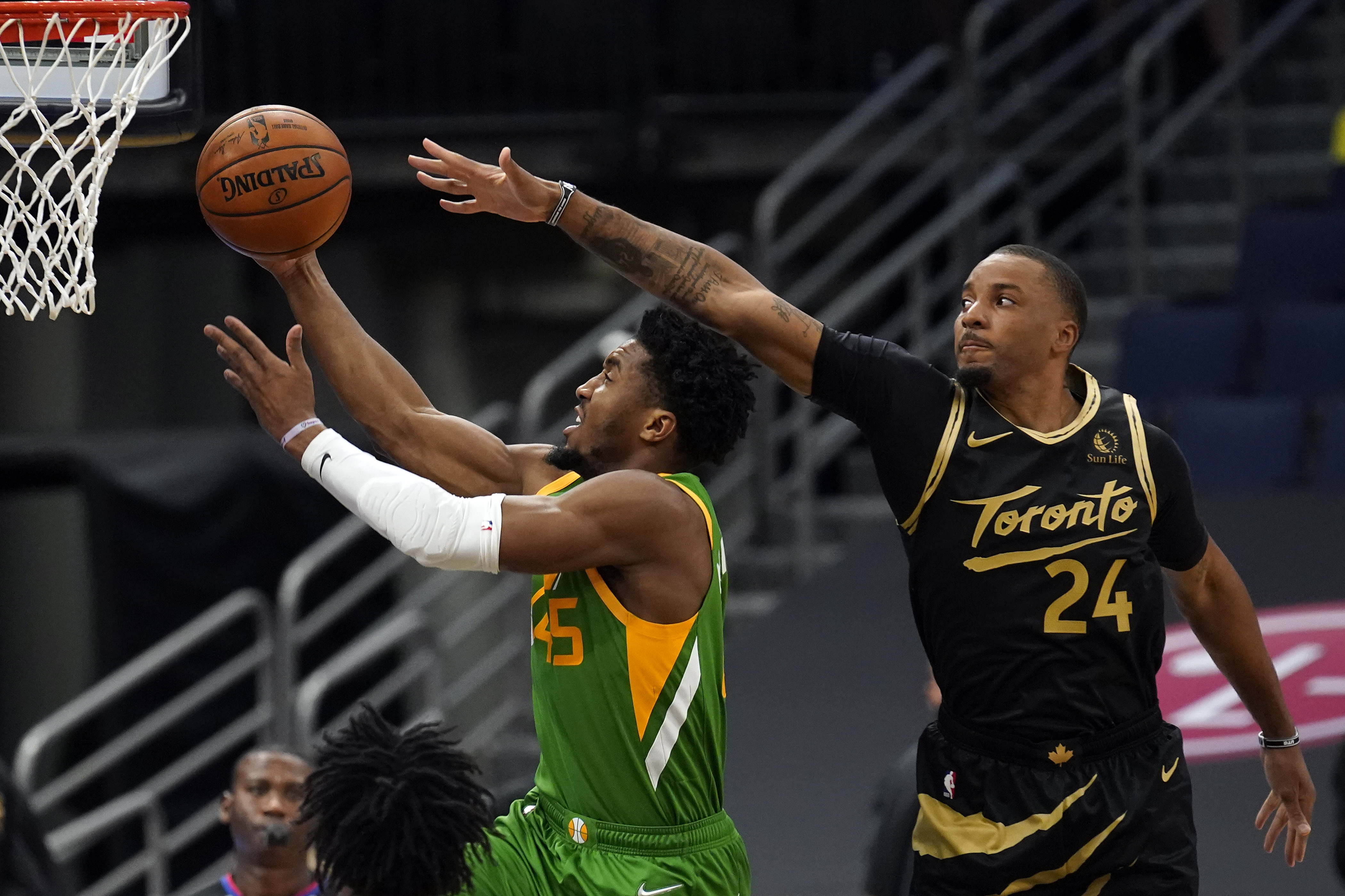 Jazz Raptors Basketball