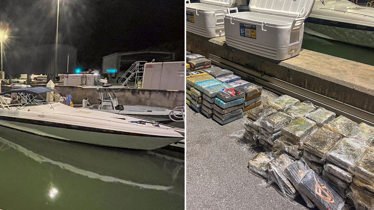 More than 300 pounds of cocaine were confiscated and about 35 migrants were taken into custody off Fort Pierce on Aug. 30, 2025.
