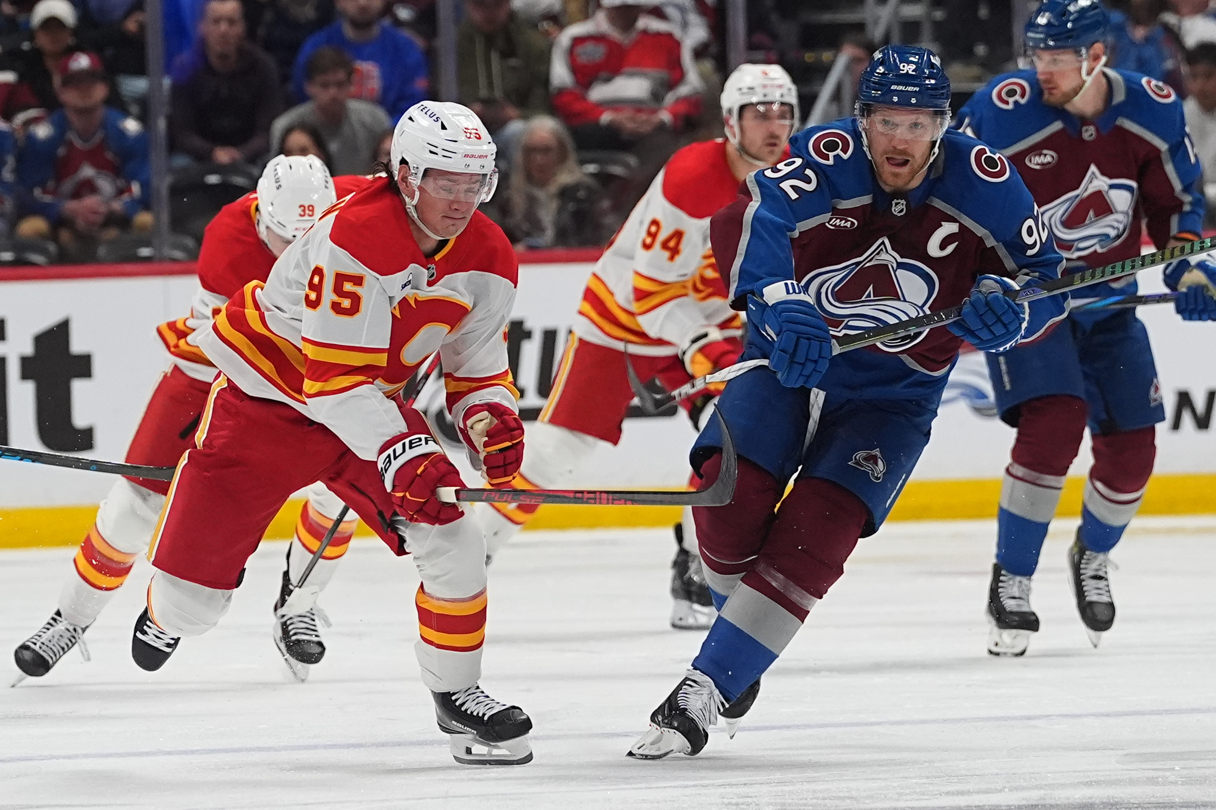 Flames Avalanche Hockey