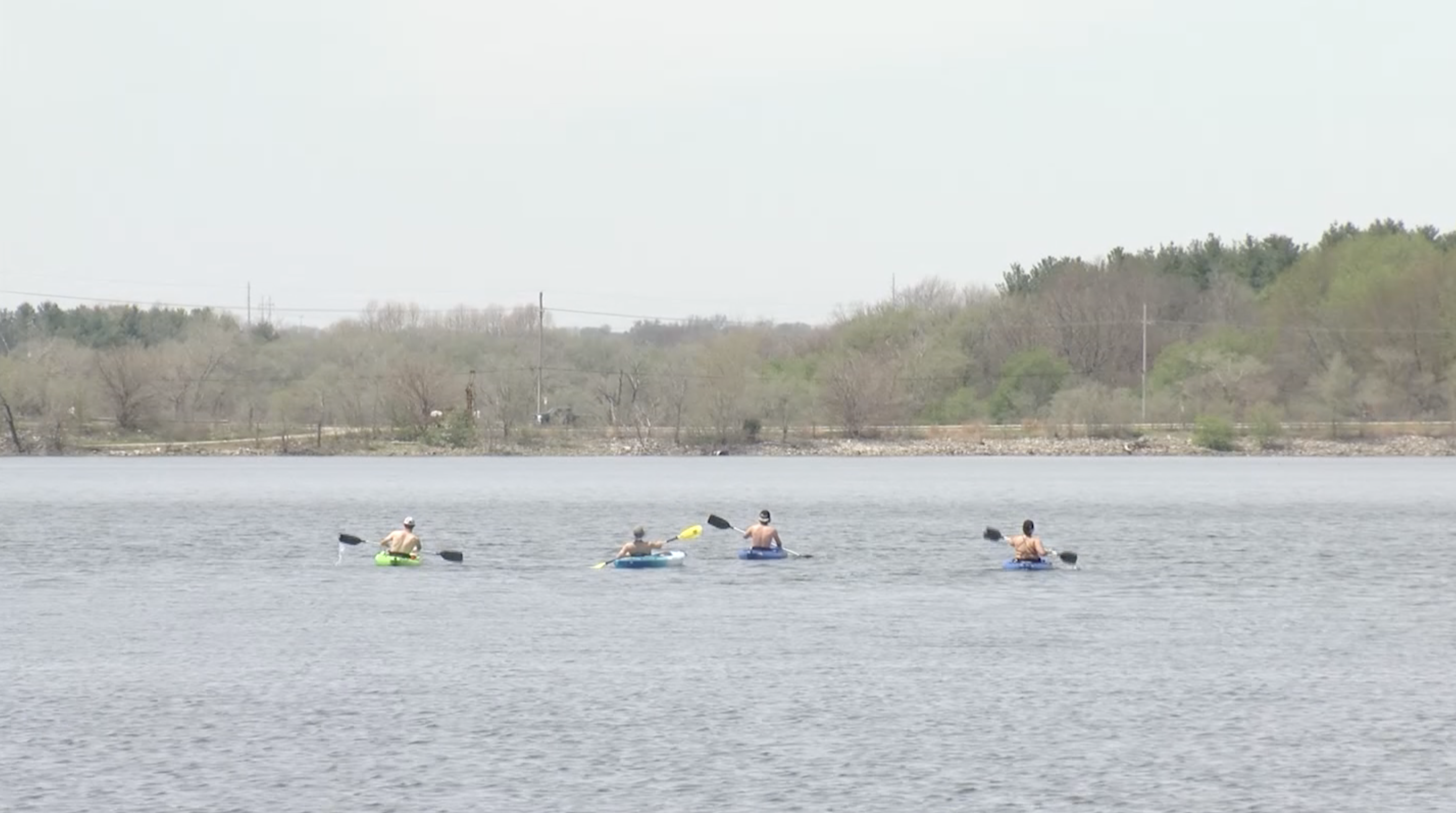 Lake Zorinsky kayaking kayakers kayak