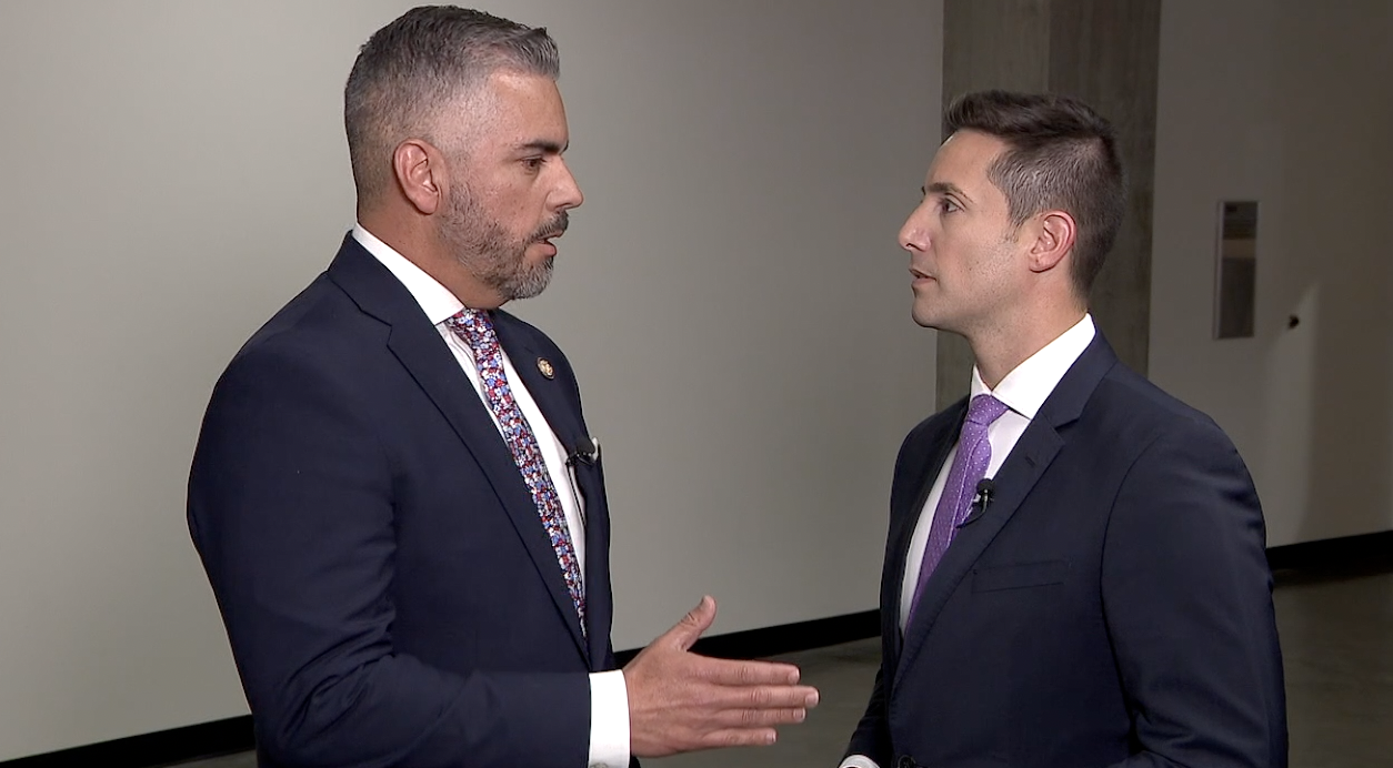Arizona Congressman Juan Ciscomani and ABC15's Nick Ciletti