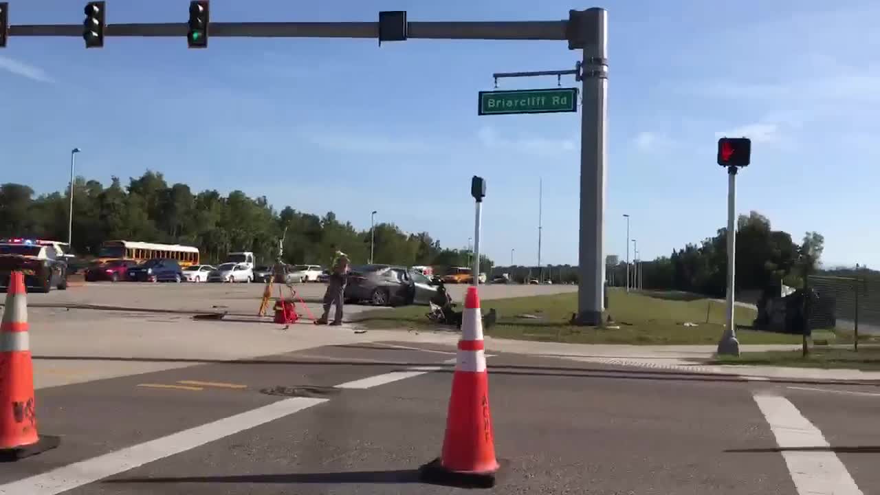 A fatal crash has caused blockage of Michael G. Rippe Pkwy. near Briarcliff Rd. in South Fort Myers.