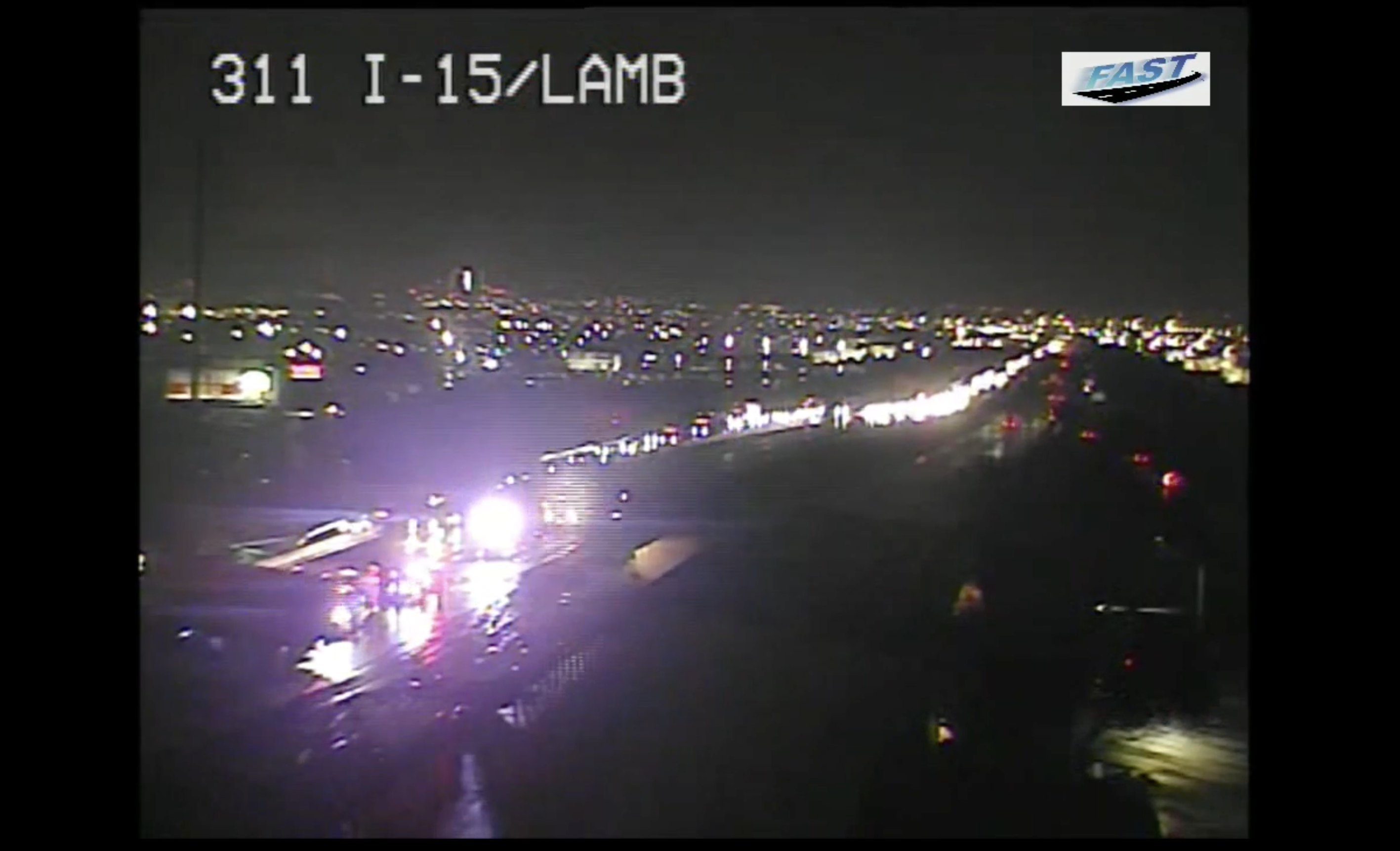 Crash on Lamb Boulevard and I-15