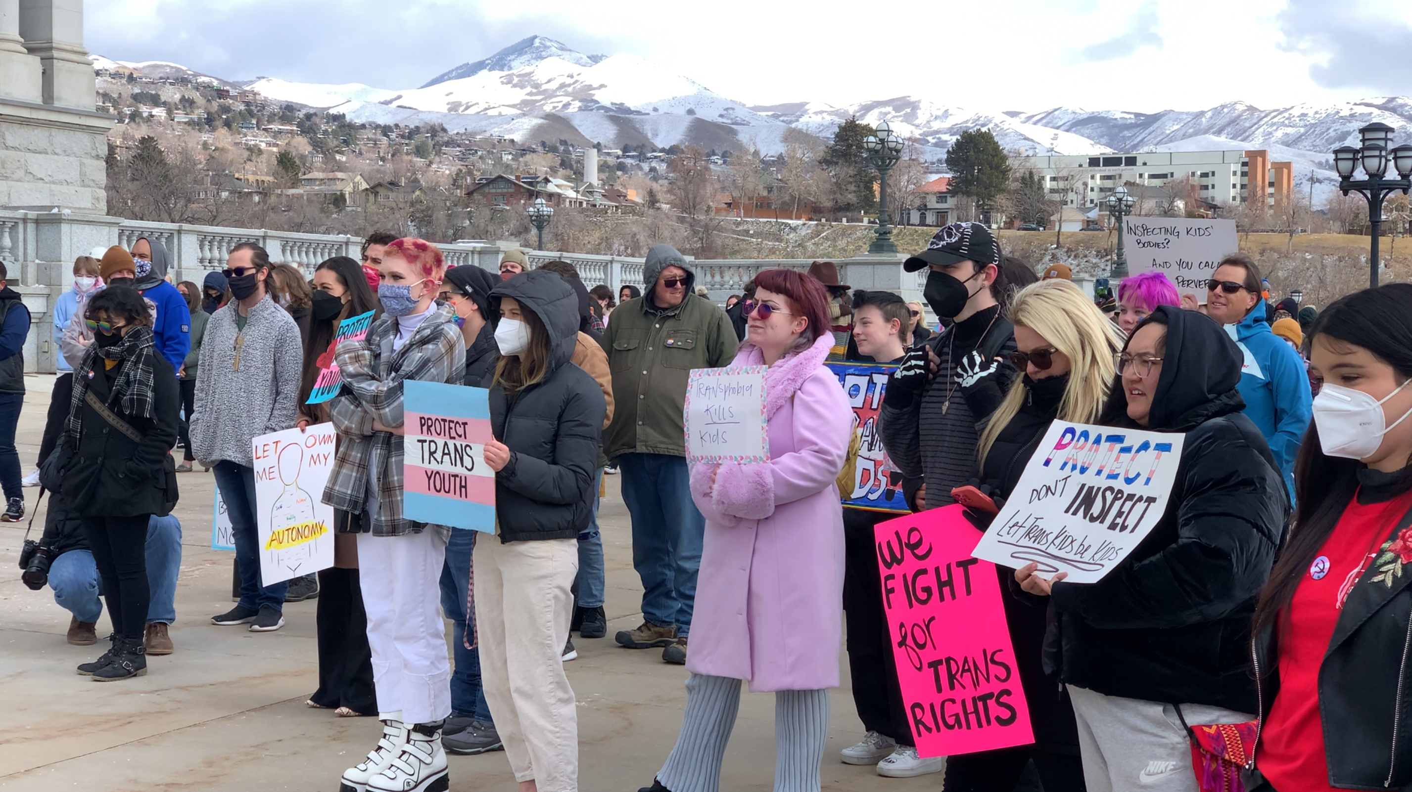 Transgender rights protest