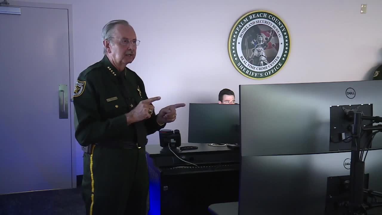 Sheriff Ric Bradshaw talks about Real Time Crime Center