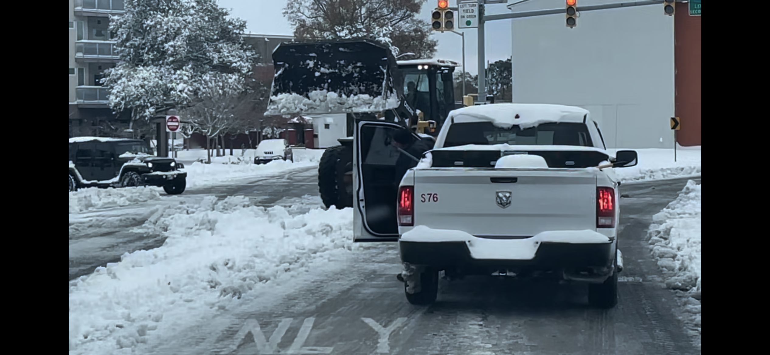 Snow plowing