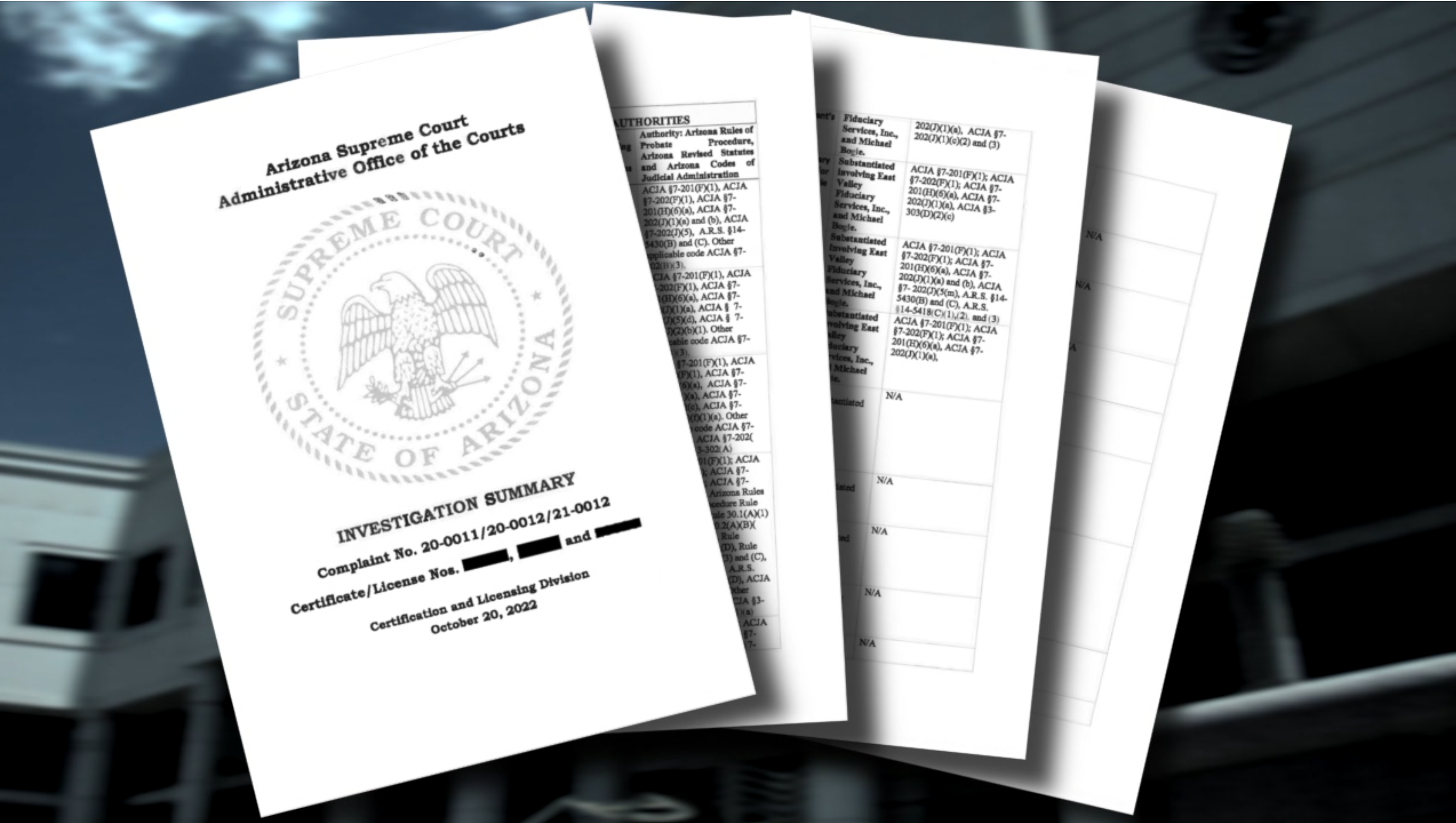 Fiduciary complaints 5-10-23