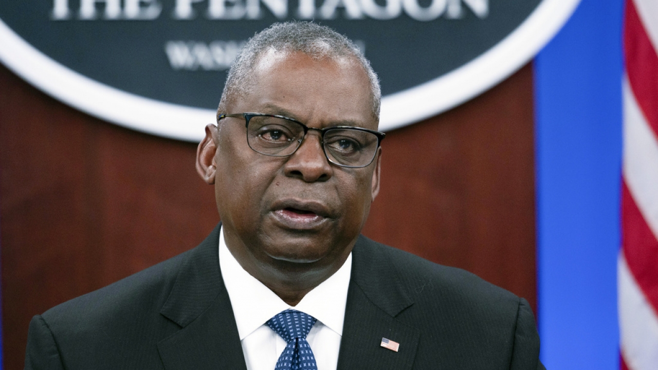 U.S. Secretary of Defense Lloyd Austin.
