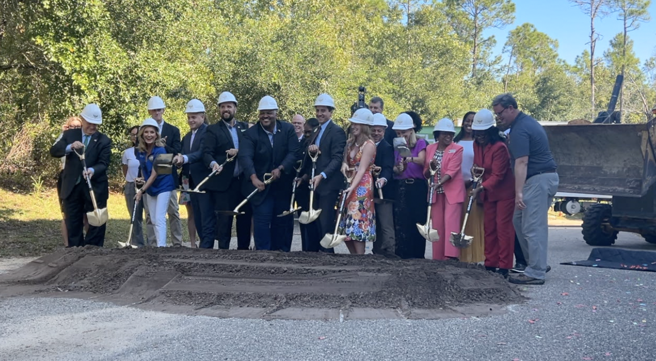 Area leaders celebrate ground breaking of new Impact Center