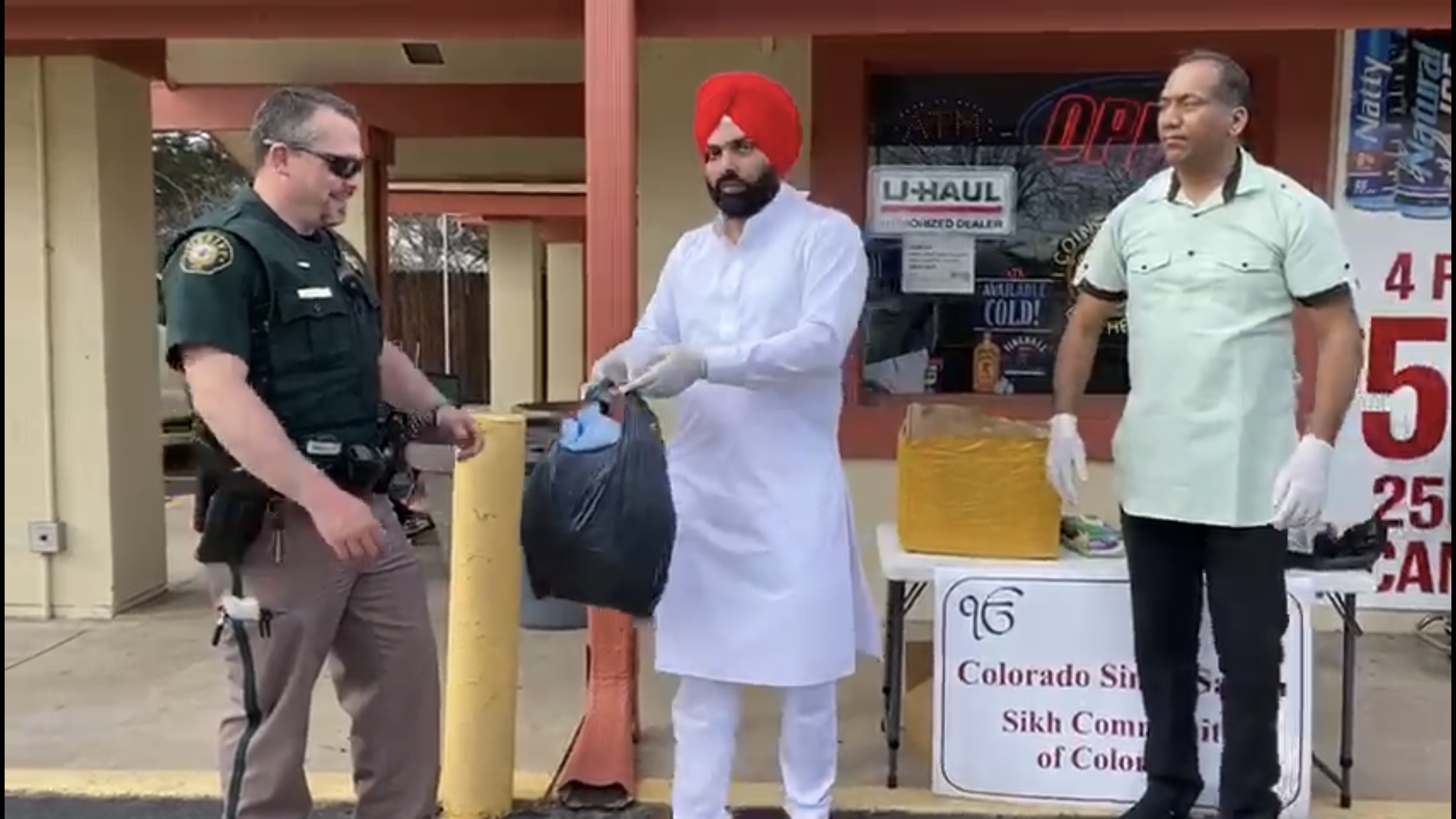 denver sikh community donates masks