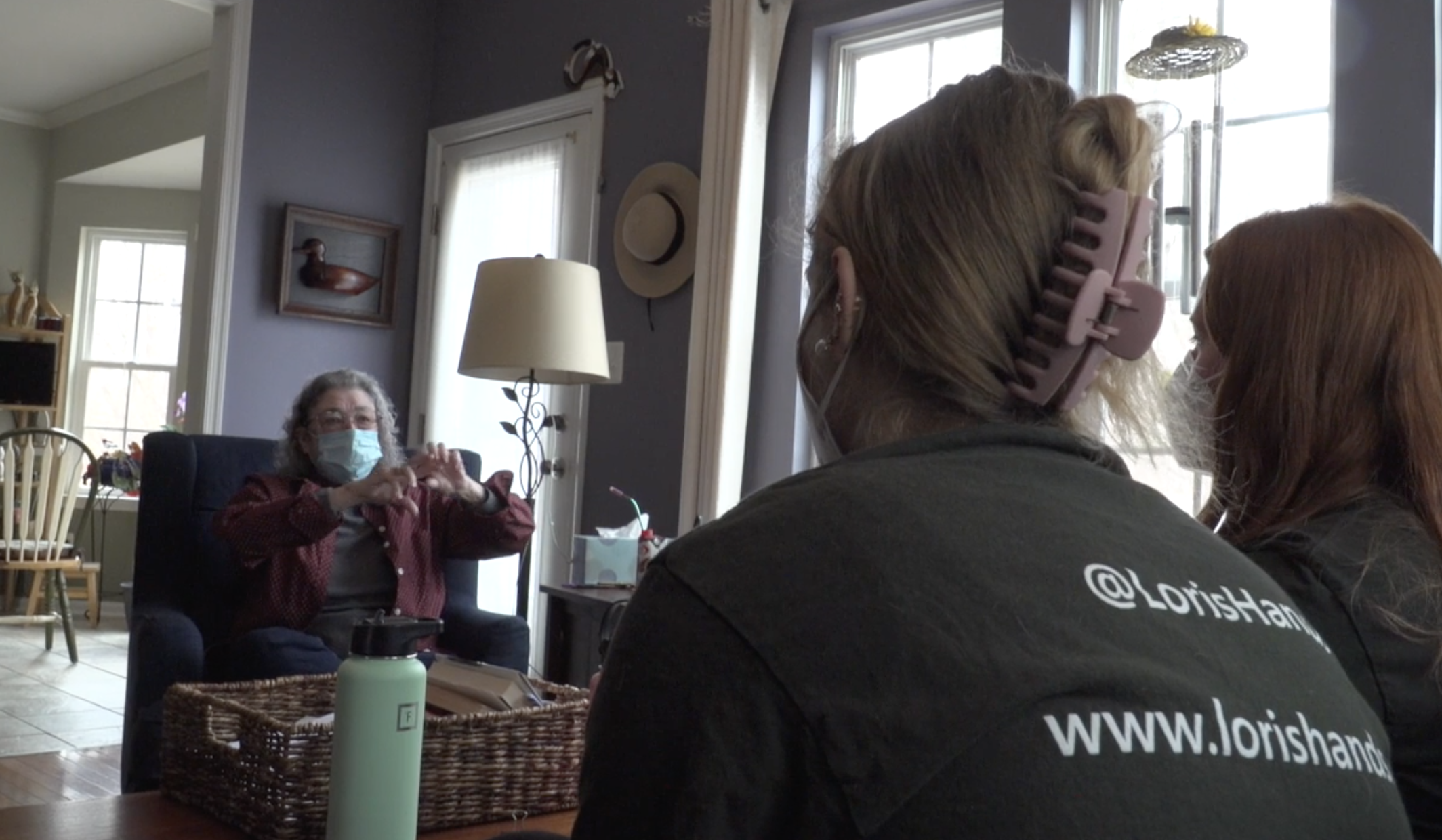 “Lori’s Hands” is a nonprofit that brings together college students with senior citizens in Delaware, Maryland and Michigan for home visits, to combat isolation among older people.