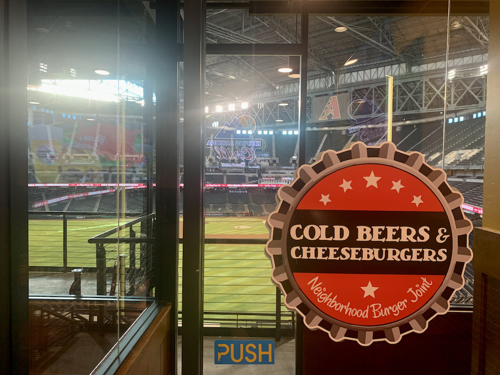 Cold Beer & Cheeseburgers at Chase Field