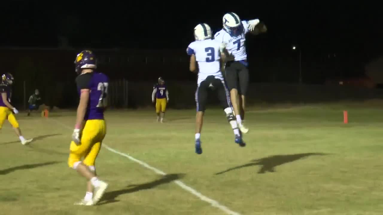 Townsend football celebration