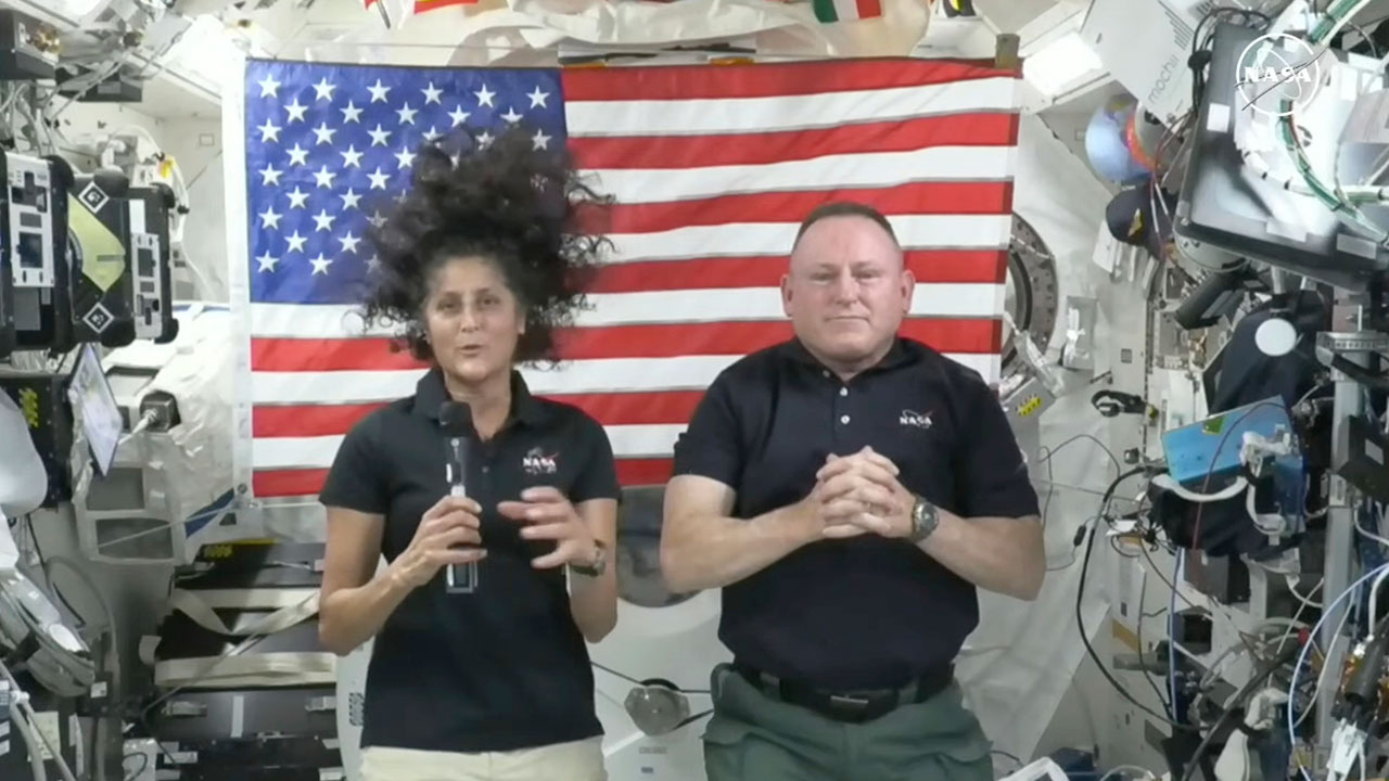 Astronauts Suni Williams and Butch Wilmore 