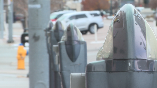 Photo of parking meters