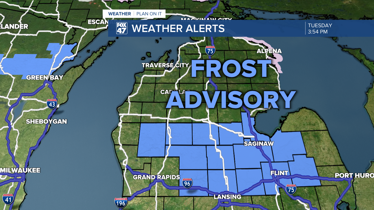 Frost Advisory Overnight Tonight October 8th 2024