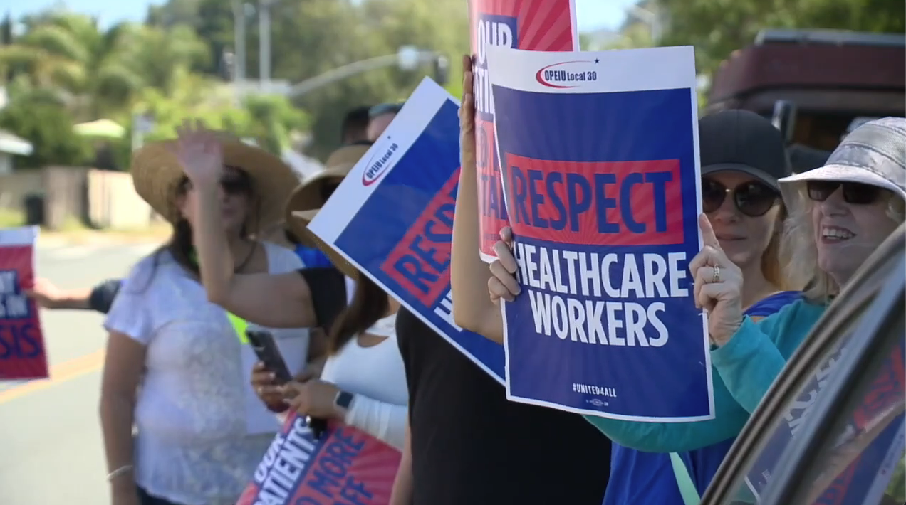 healthcare worker strike kaiser news 10/6/23