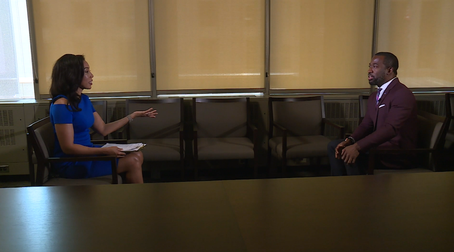 Candace Burns sits down with Mayor Stoney to discuss gun violence prevention in Richmond