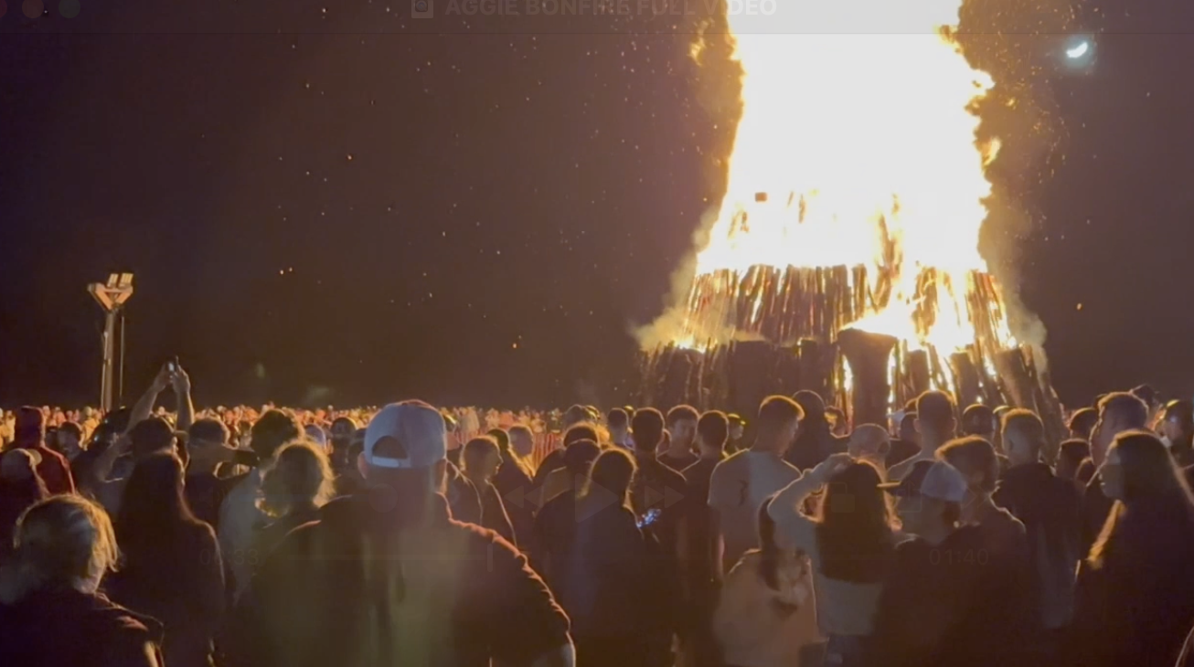 Student-led Aggie Bonfire continues century-old Texas A&M tradition