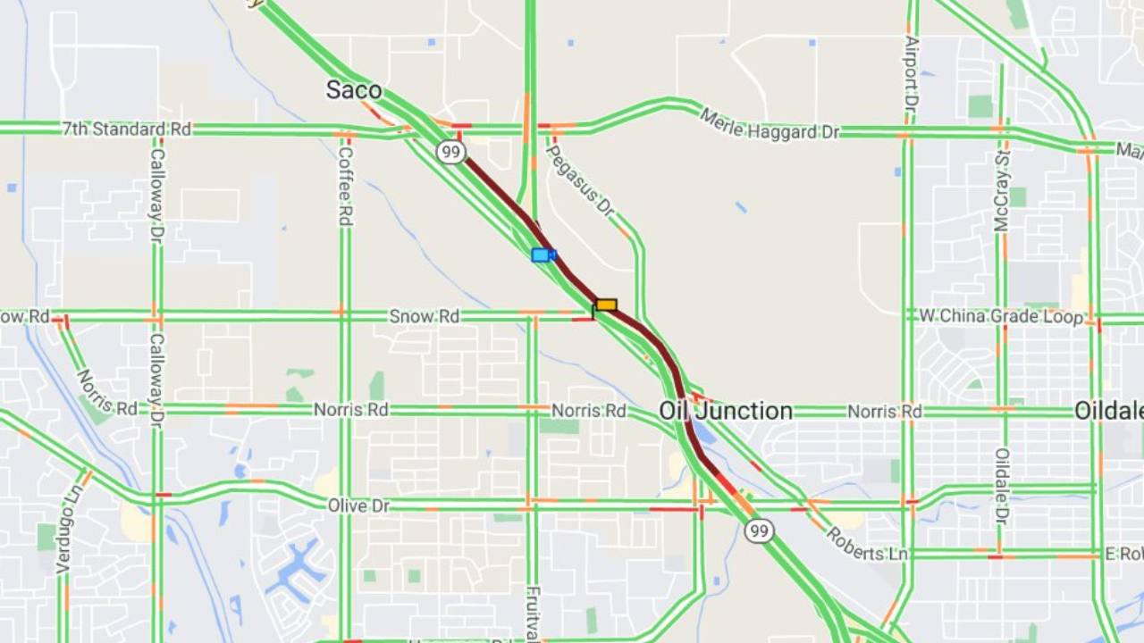 Caltrans: NB Hwy. 99 at 7th Standard Road closed due to police activity