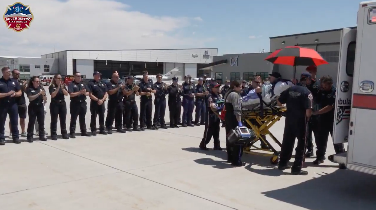 Idaho firefighter injured in deadly ambush lands in Colorado for treatment