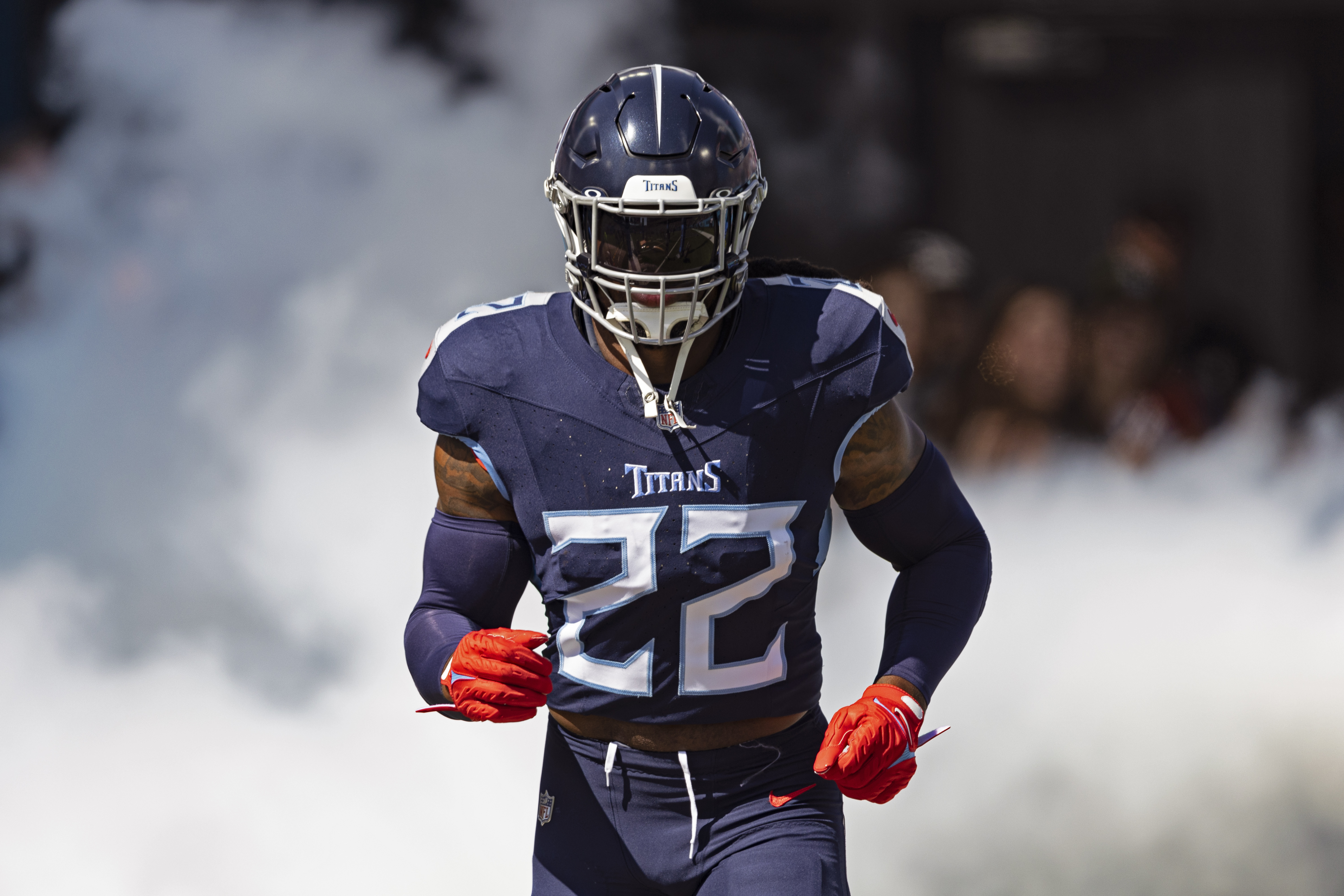 Mike Vrabel, Jon Robinson, Rashaan Evans