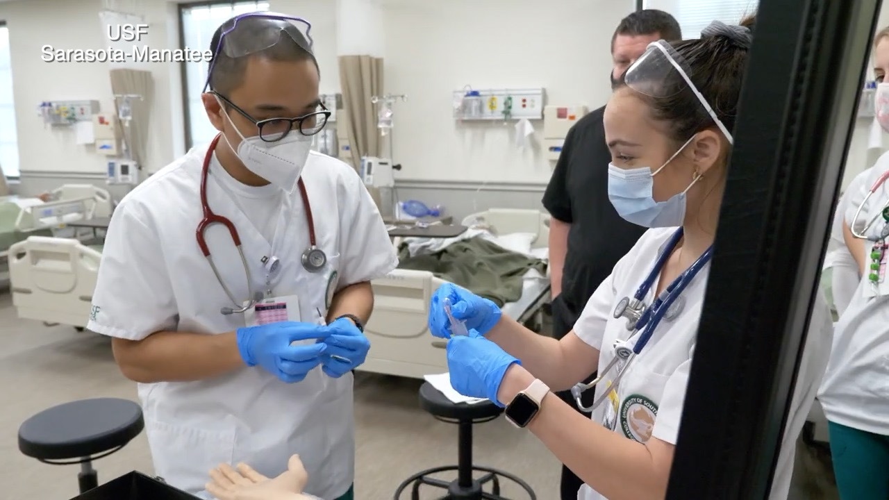 Nurses graduate early