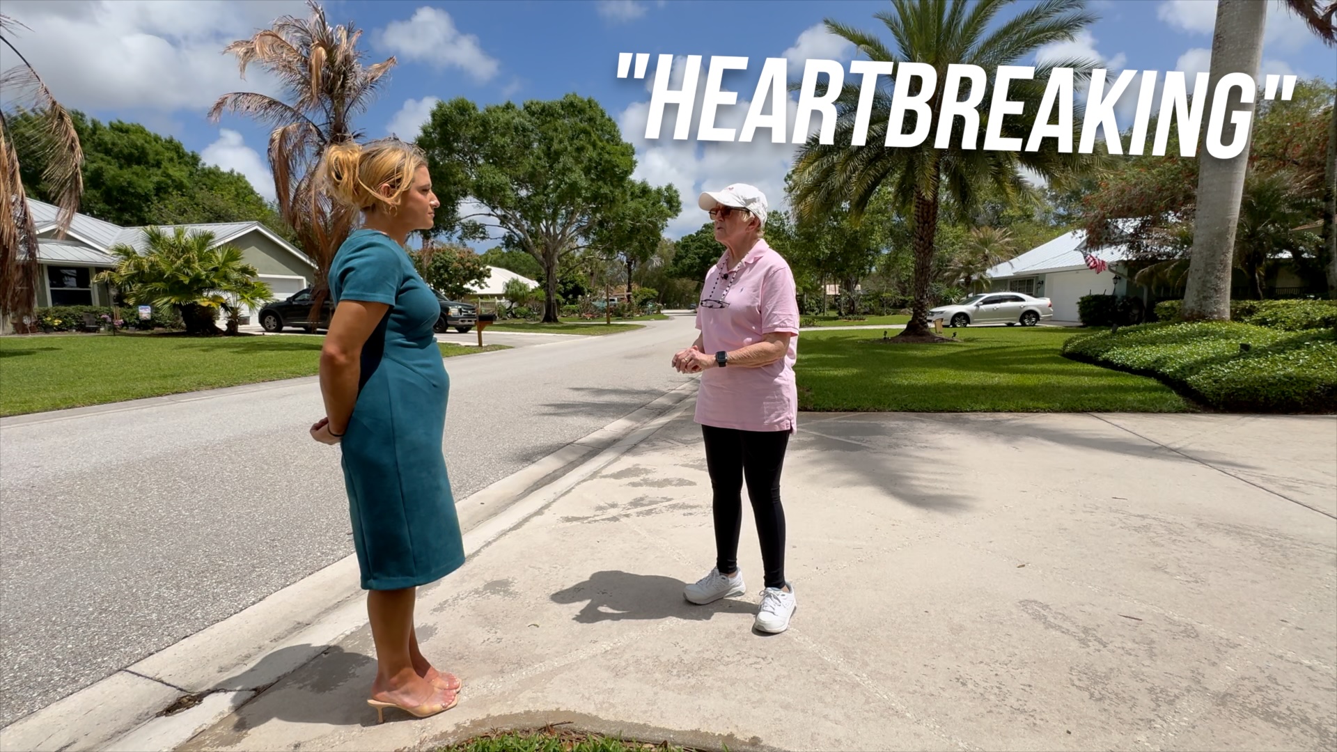 Neighbors cope with loss 