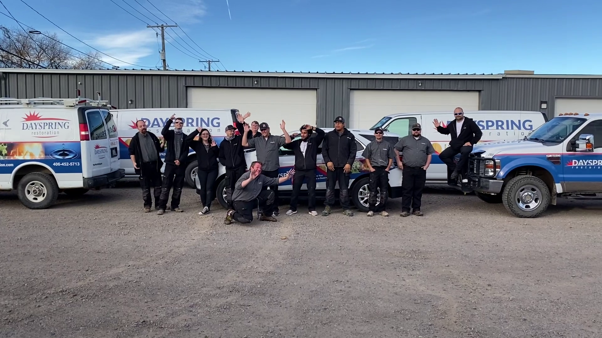 Dayspring Restoration employees in Great Falls spent time on Friday helping Meals On Wheels