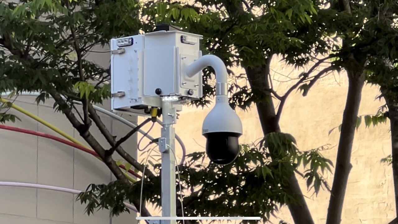 Surveillance cameras on Granby Street 