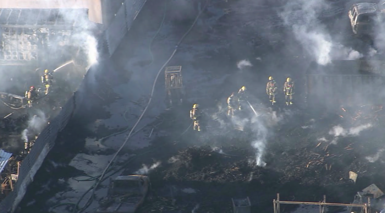 Phoenix scrap yard fire 