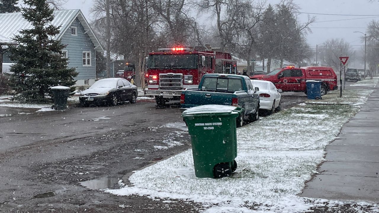 Crews respond to house fire in Great Falls (April 3, 2025)