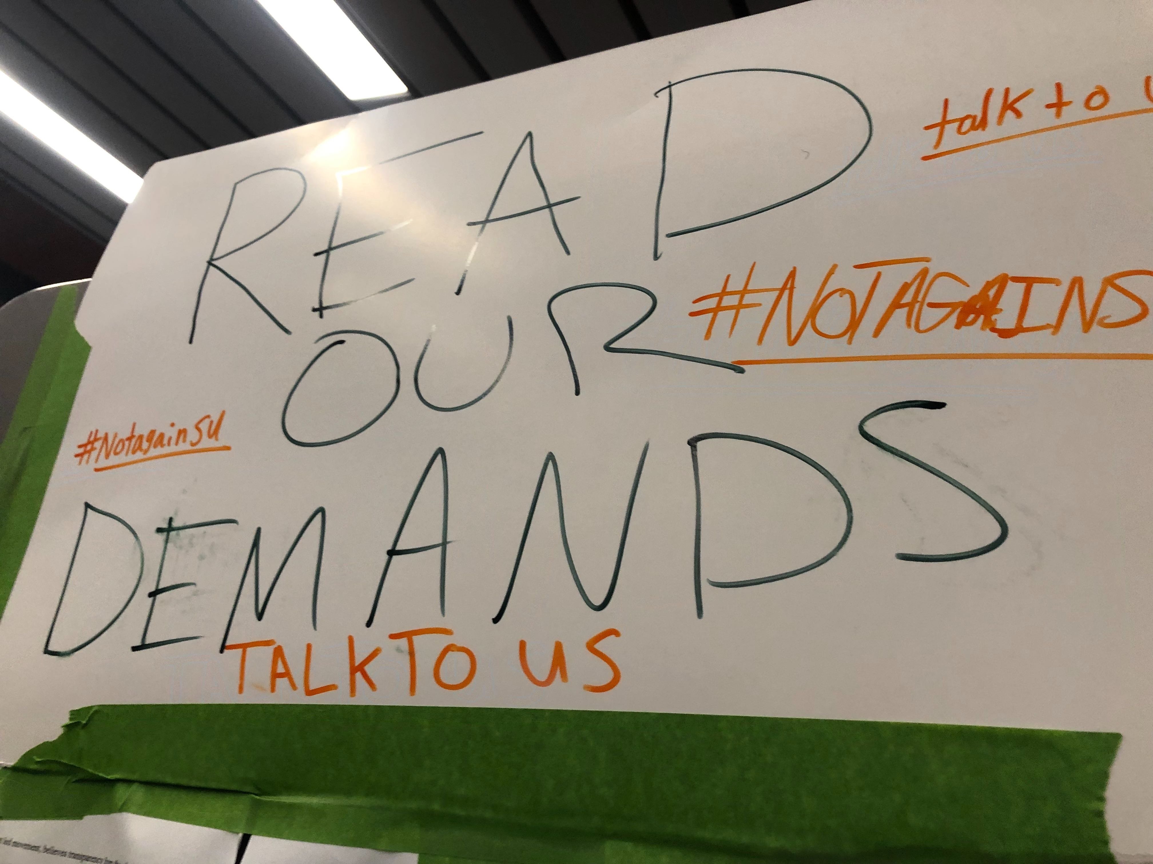 MORE Syracuse University protests