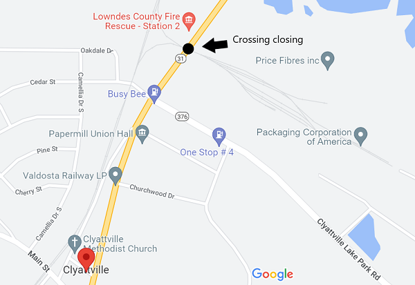 071822 GDOT traffic closing SR 31 railoroad crossing.png
