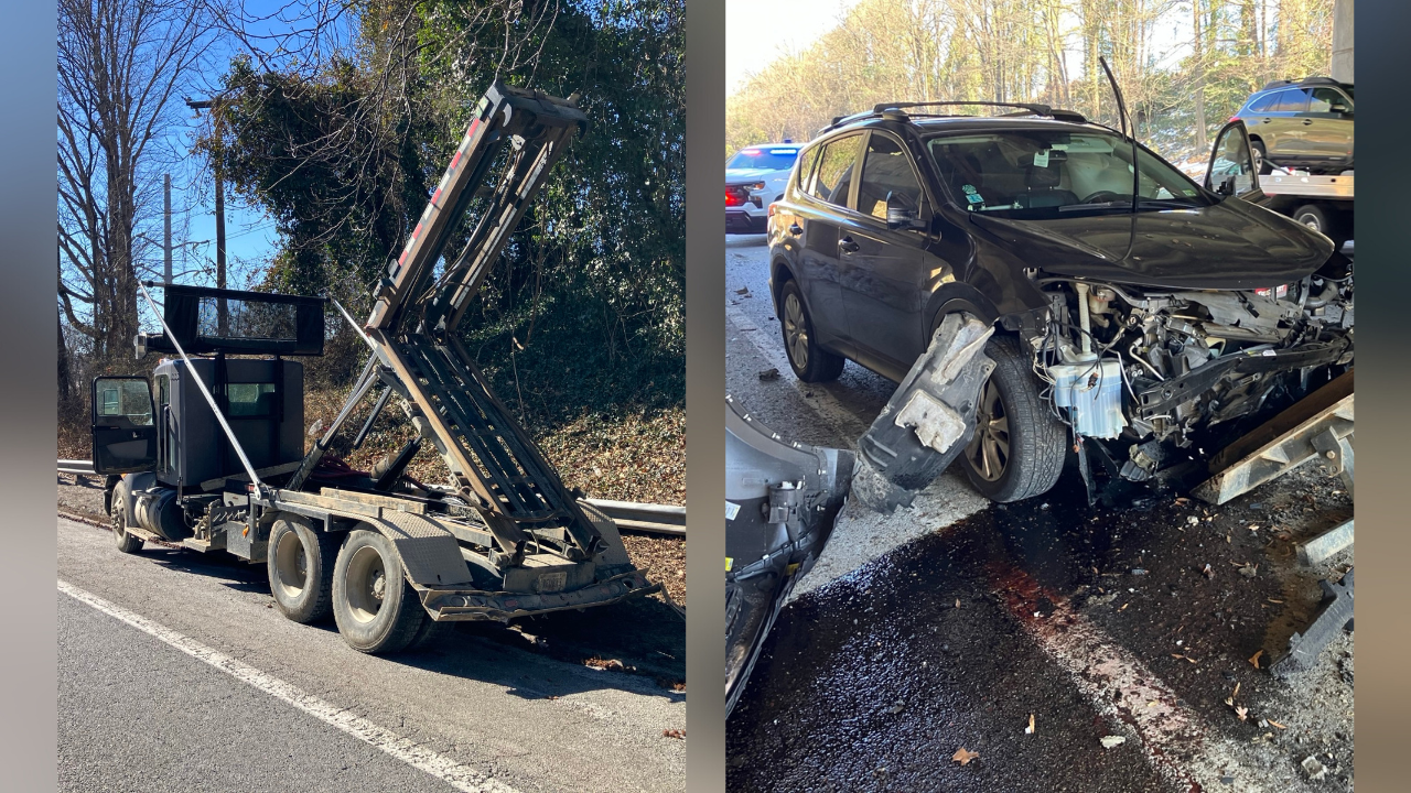 Stretch of westbound Dumbarton Road in Henrico closed after I-95 crash causes damage to bridge, police say