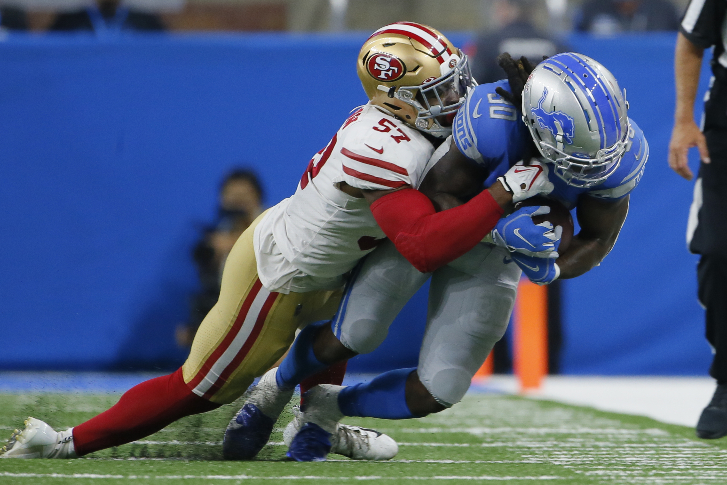 Jamaal Williams 49ers Lions Football