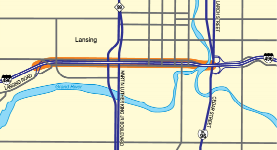 I-496 Lansing Design-Build Project
