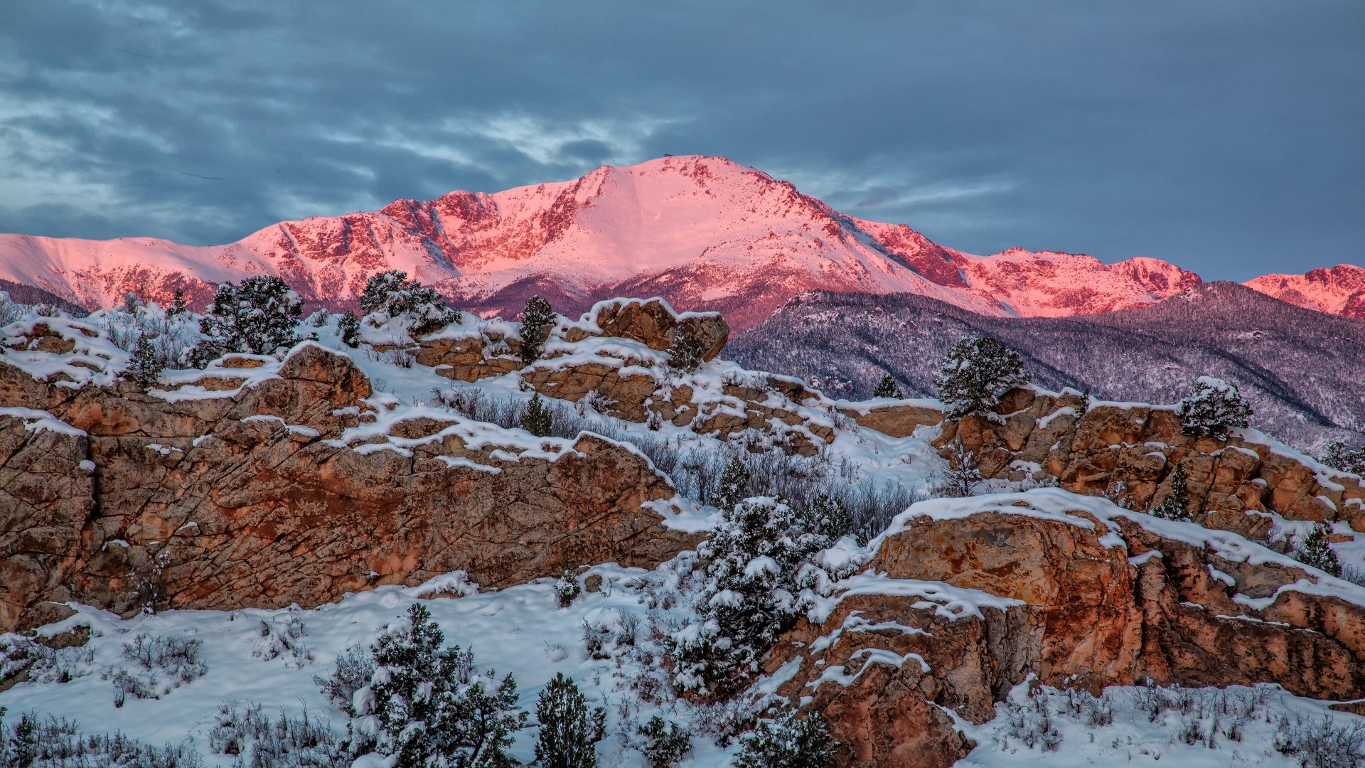 Saturday morning alpenglow
