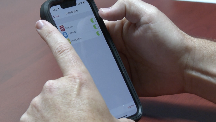 Local county emergency management asking neighbors to register for emergency alert systems