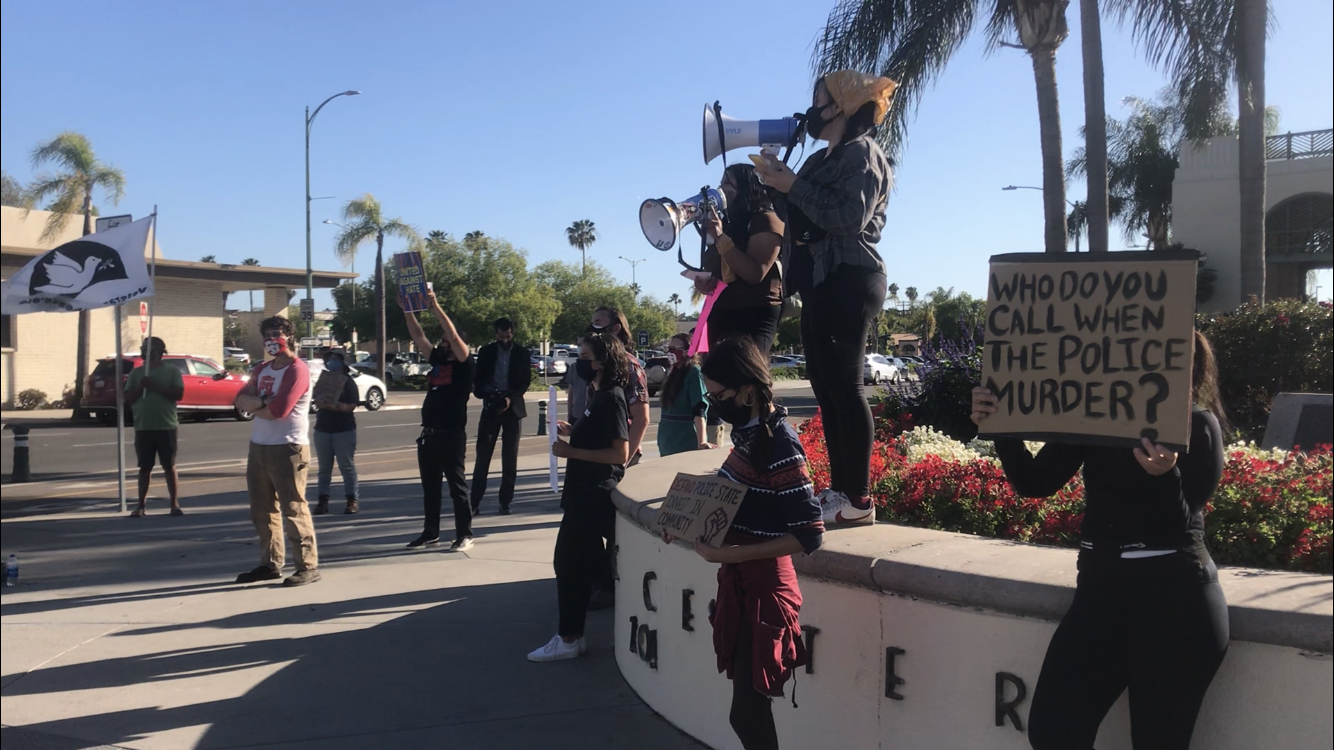 escondido protest