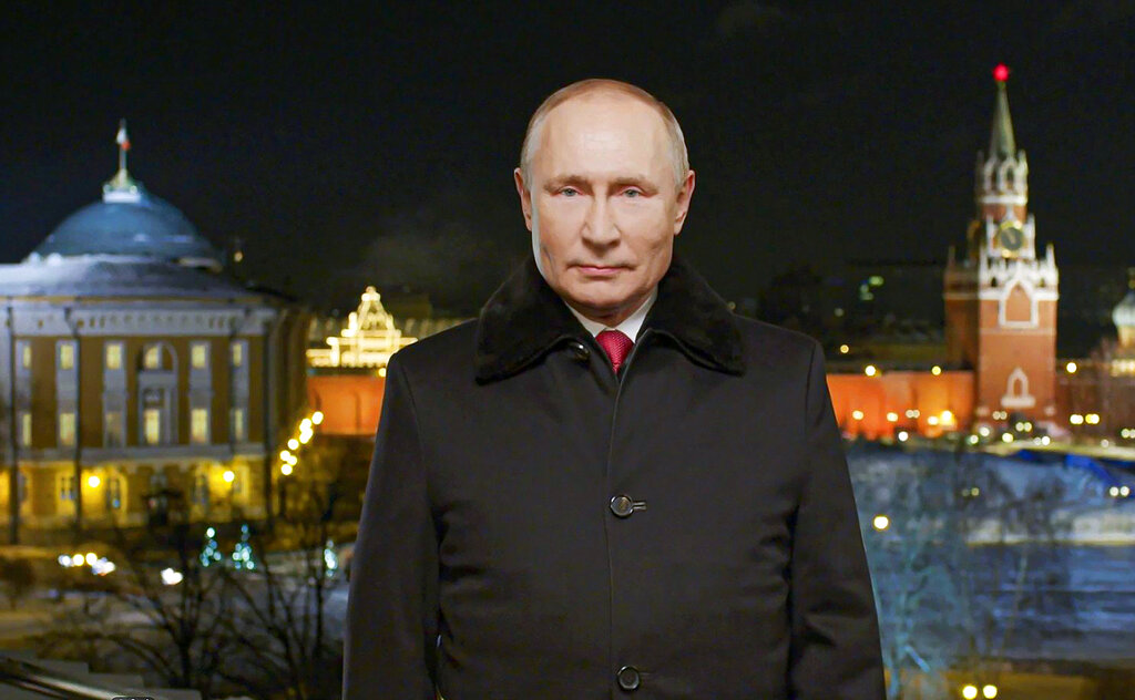 CORRECTION New Year Russia Putin