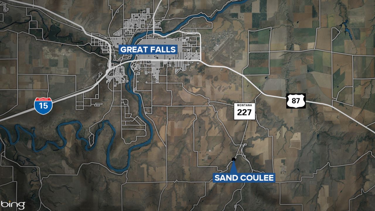 sand coulee map