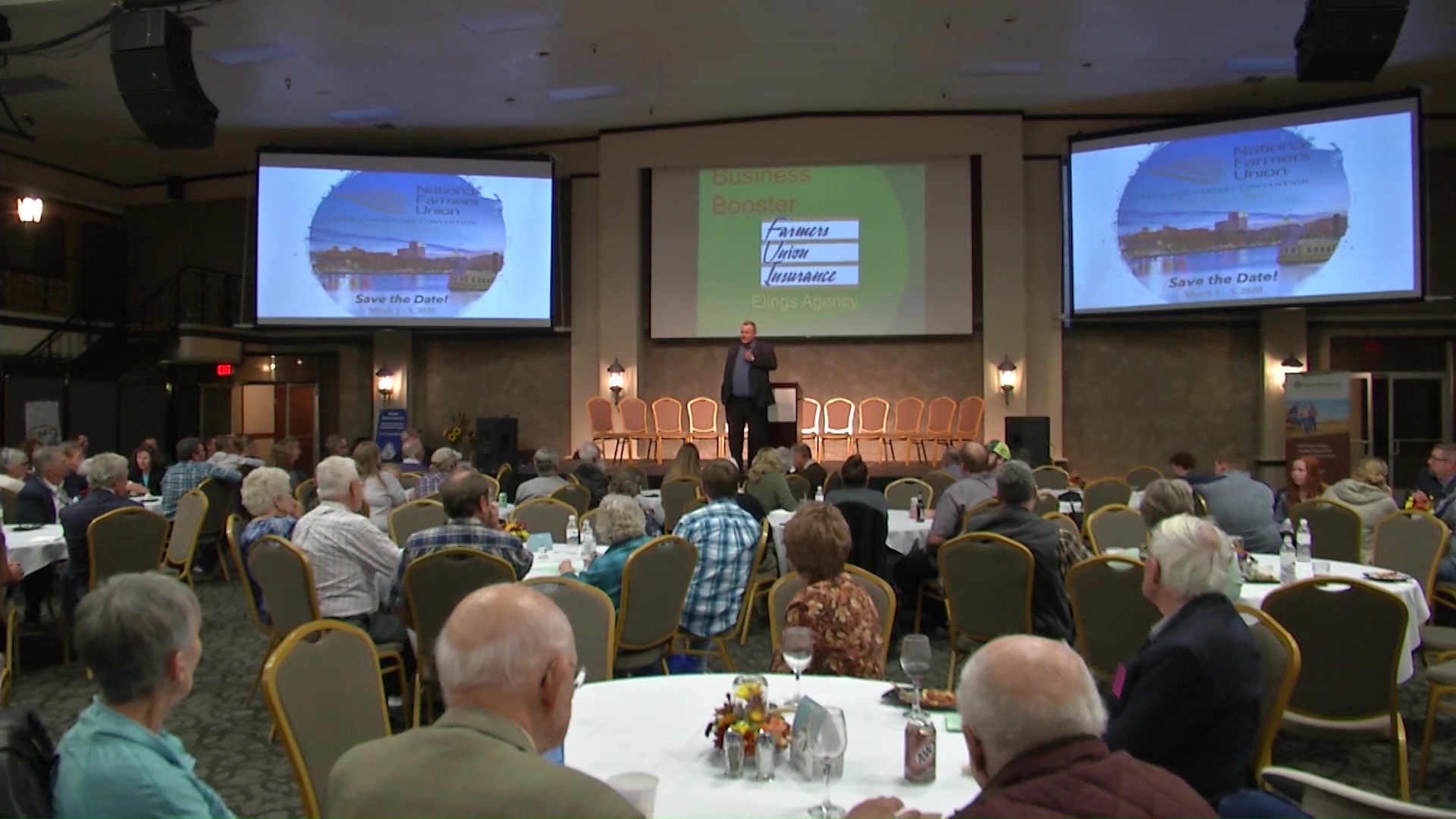 Sen. Tester addresses Montana Farmers Union