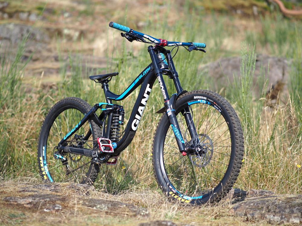 A Giant mountain bike.