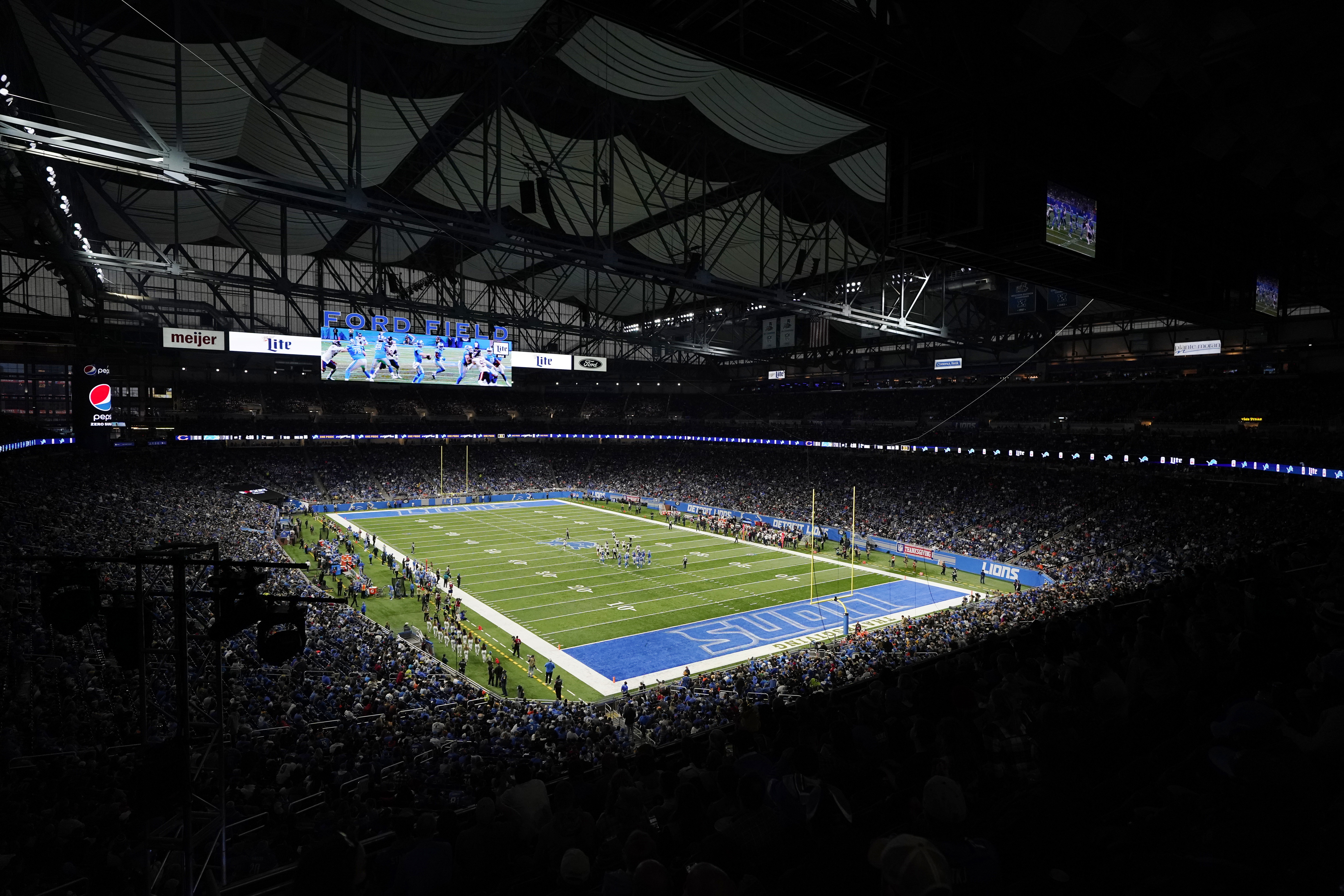 FILE Ford Field Bears Lions Football