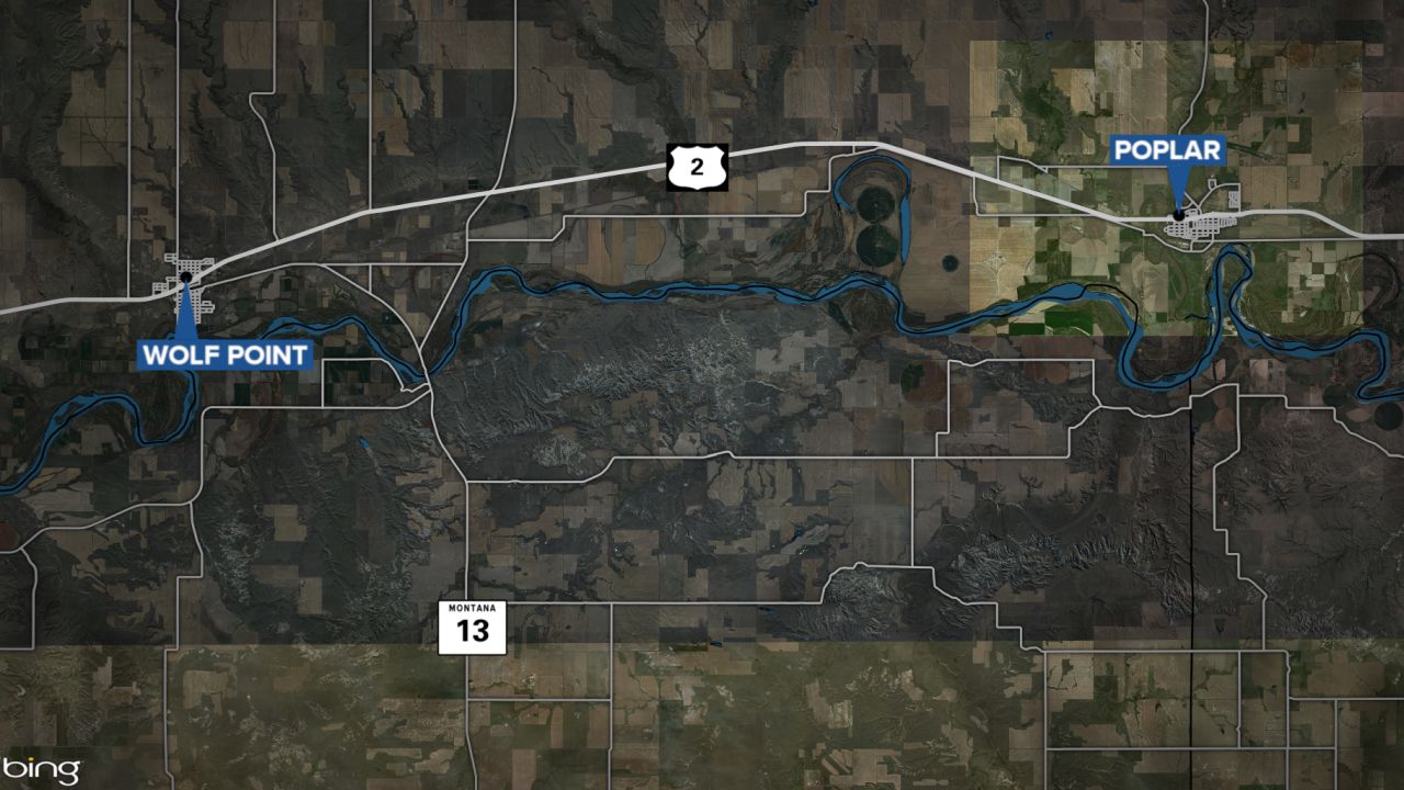 wolf point and poplar montana
