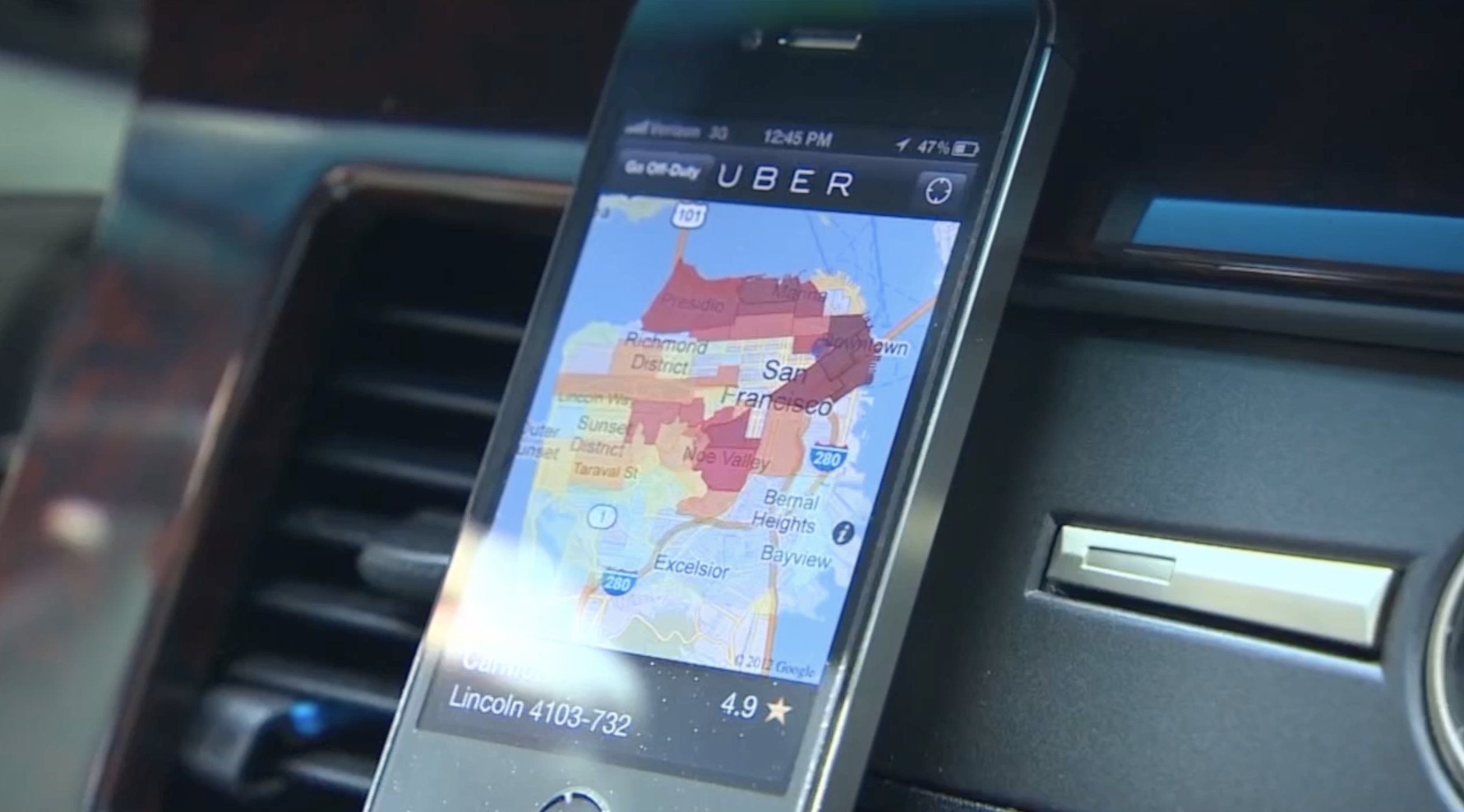 Uber app