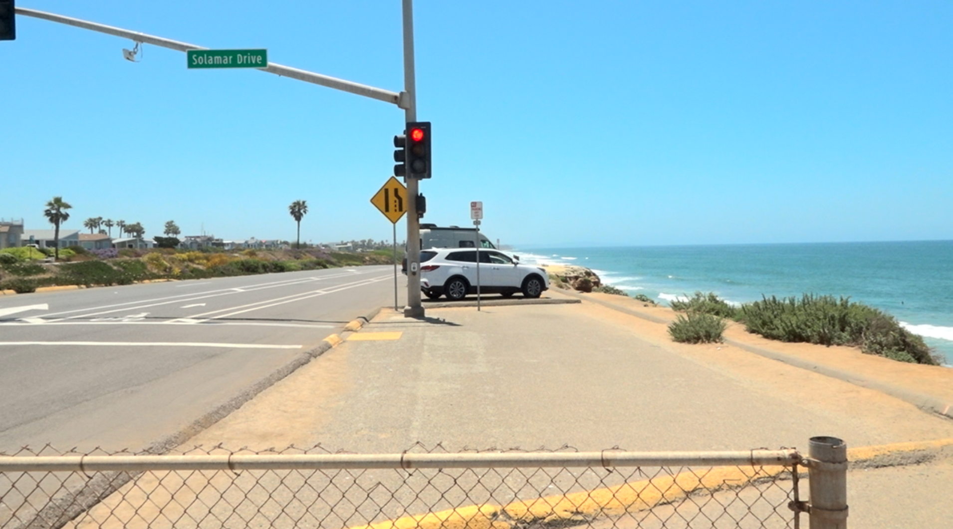 Carlsbad Boulevard at Solamar Drive